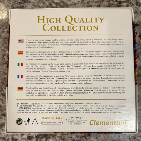 NEW Clementoni High Quality Collection Amsterdam Puzzle 500 Pieces - Picture 8 of 8